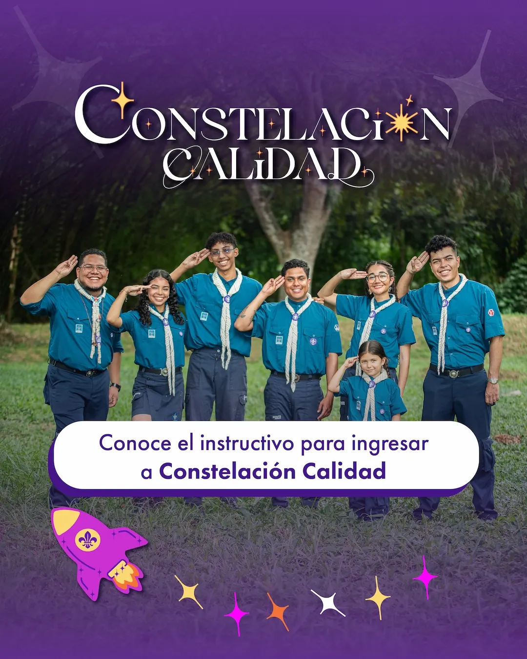 Banner Constelación Calidad - Scouts de Colombia