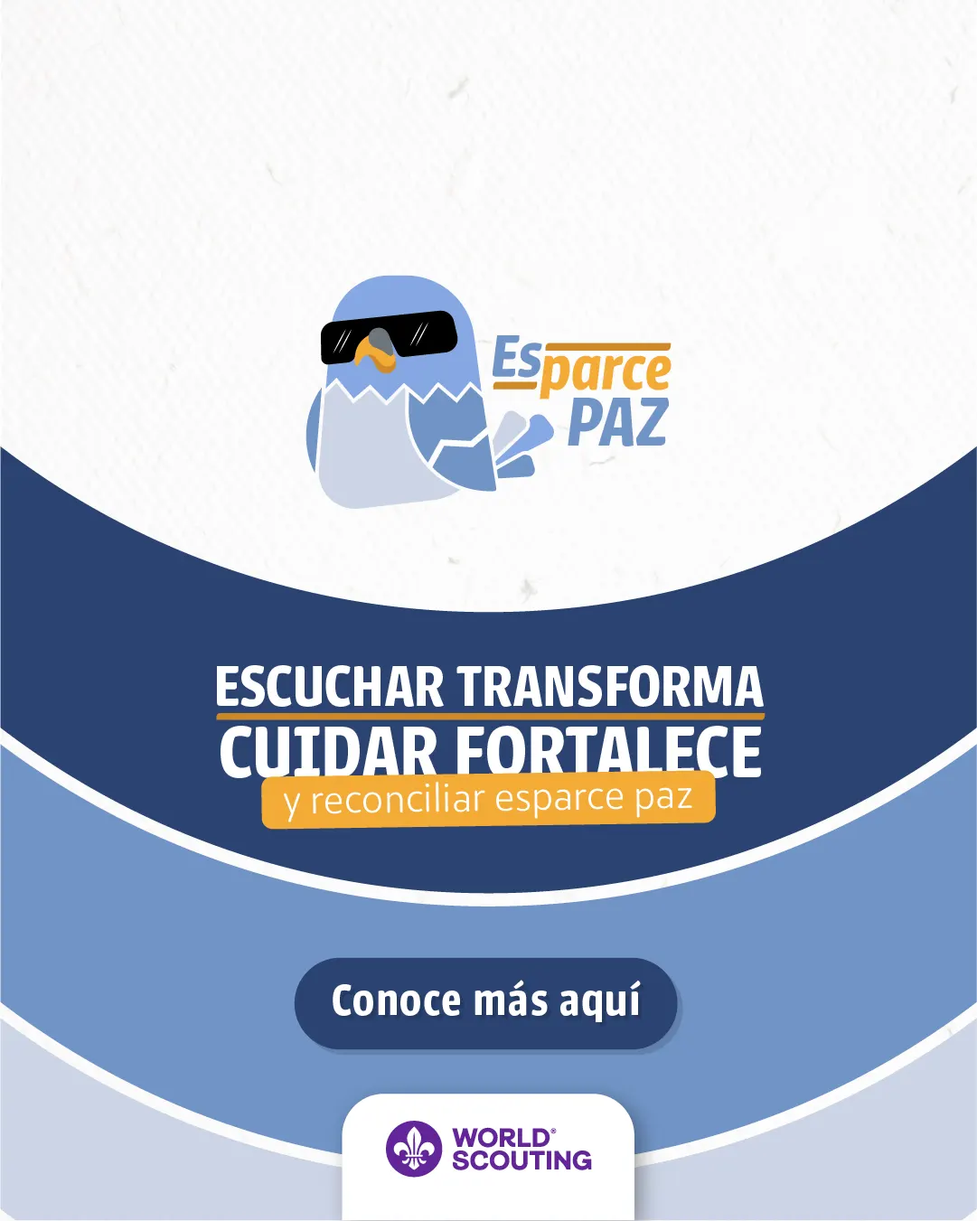 Banner EsParce Paz - Scouts de Colombia